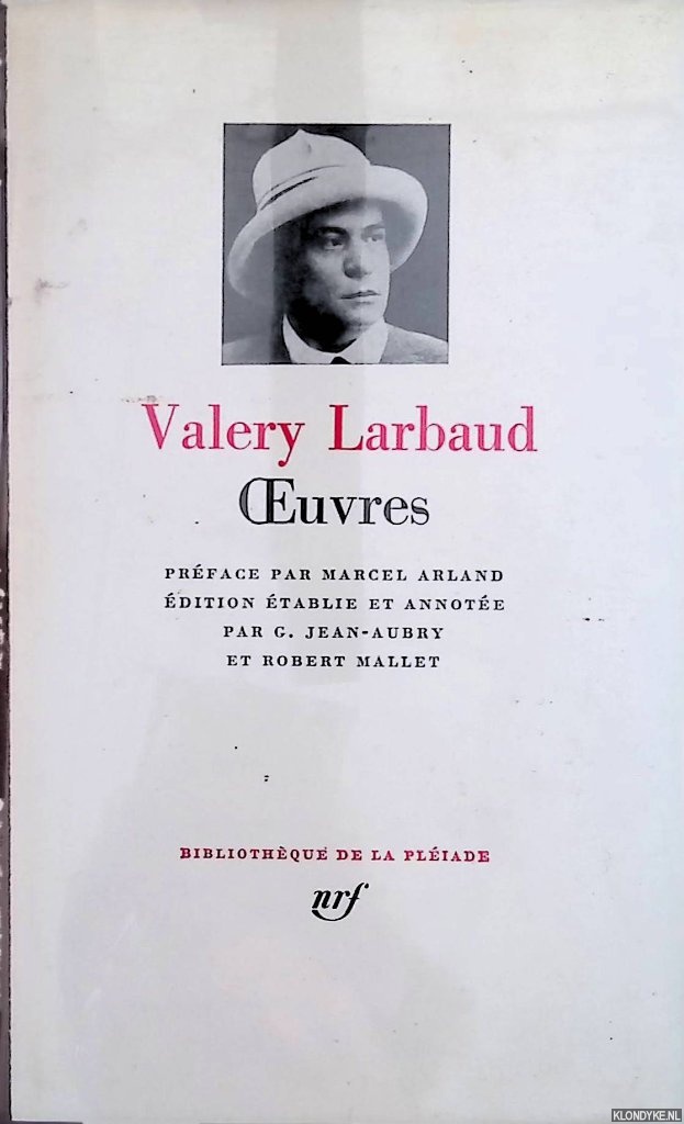 Larbaud, Valery - Oeuvres