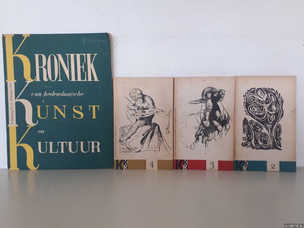 Binnendijk, D.A.M. - e.a. (redactie) - KKK: Kroniek van Kunst en Kultuur (4 afleveringen)
