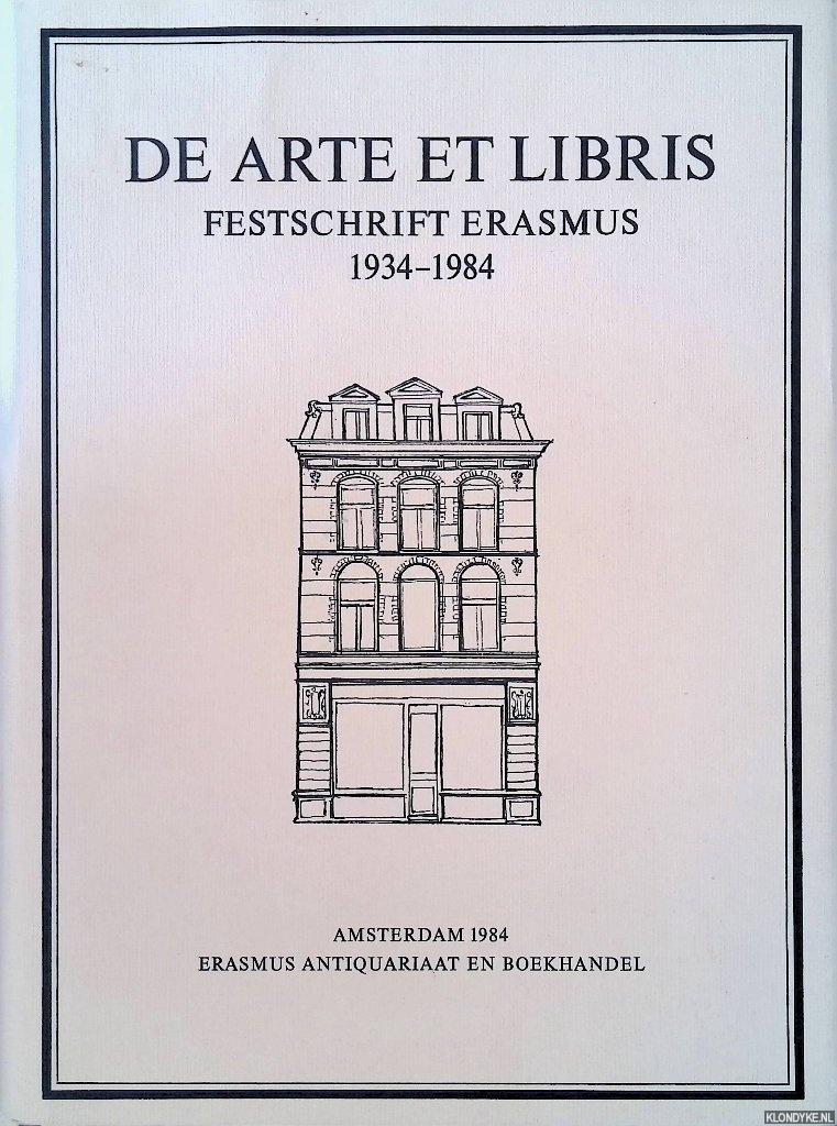 Horodish, Abraham - De Arte et Libris. Festschrift Erasmus 1934-1984
