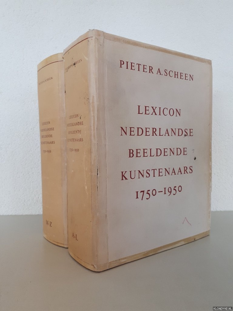 Scheen, Pieter A. - Lexicon Nederlandse Beeldende Kunstenaars 1750-1950 (2 delen)