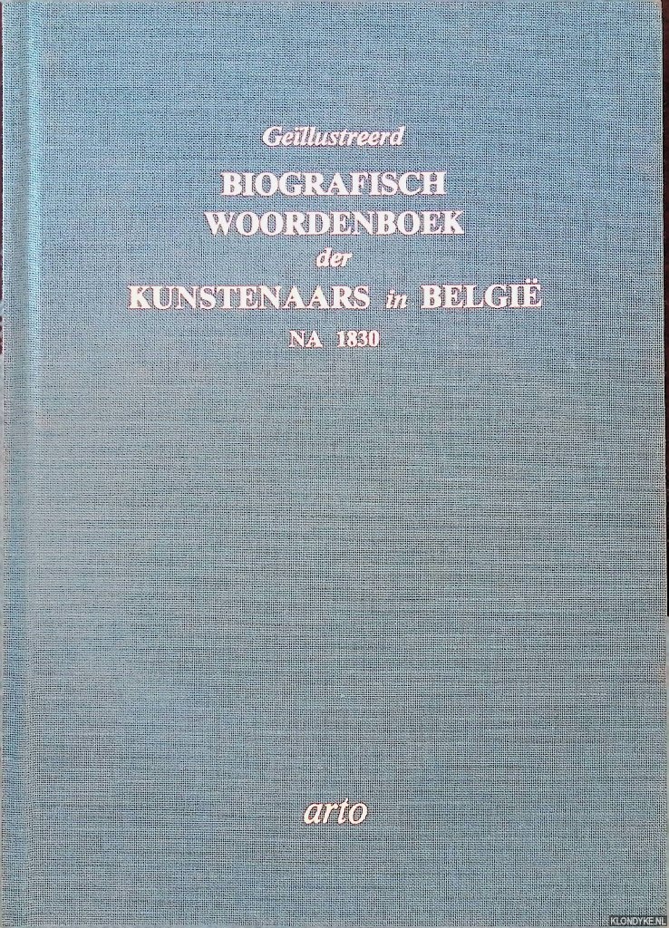 Diverse auteurs - Gellustreerd biografisch woordenboek der kunstenaars in Belgi na 1830