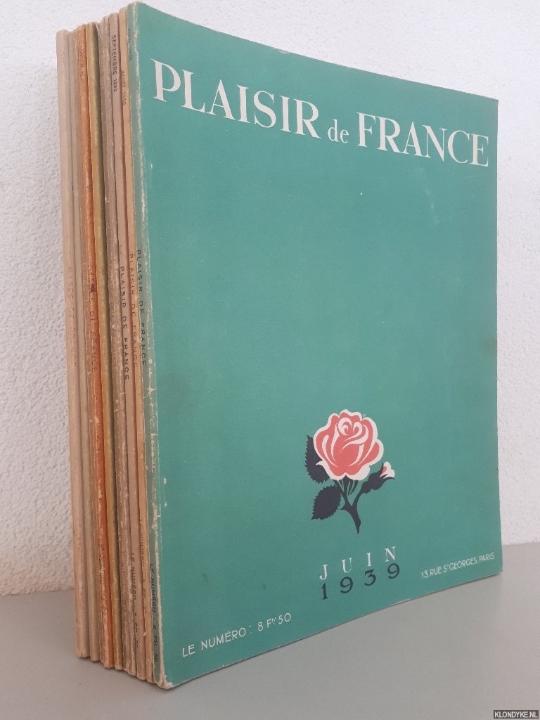 Various - Plaisir de France / Images de France (10 issues 1939-1940)