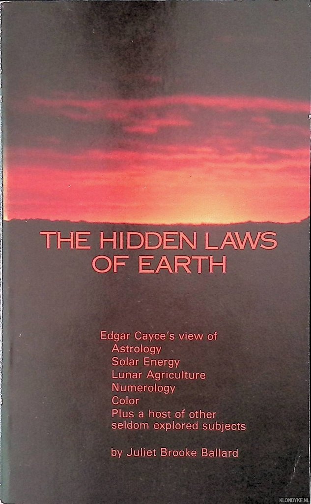 Ballard, Juliet Brooke - Hidden Laws of Earth