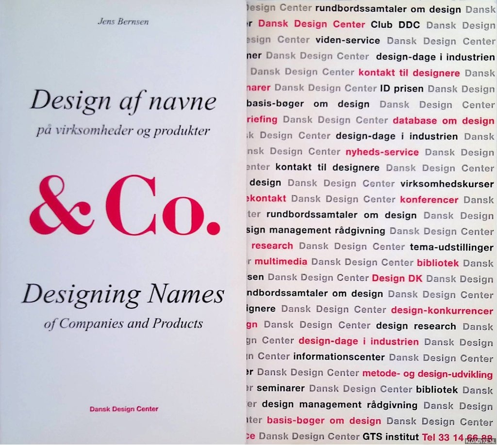 Bernsen, Jens - & Co.: Design af navne p virksomheder og produkter / & Co.: Designing Names of Companies and Products