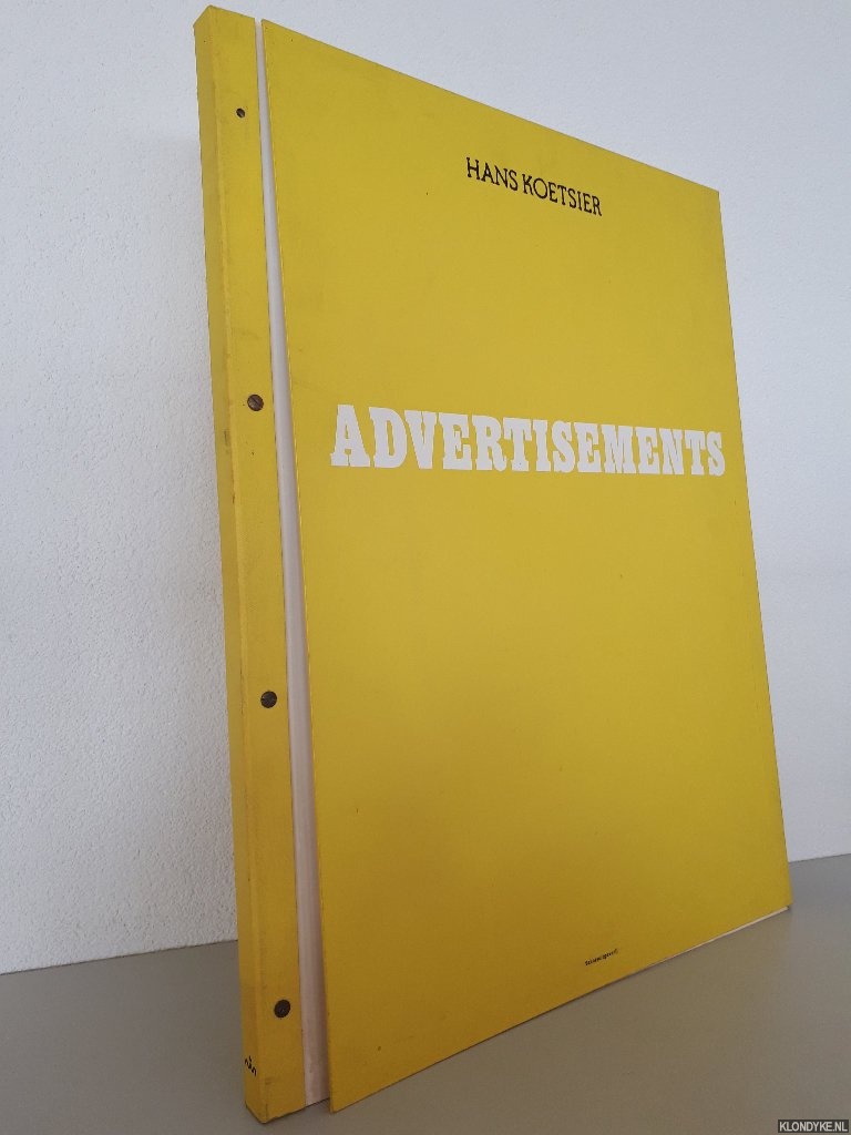 Koetsier, H. - Advertisements. 1969-1981