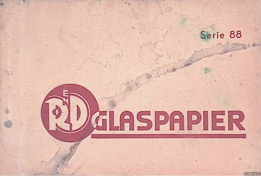 Diverse auteurs - R en D glaspapier. Serie 88
