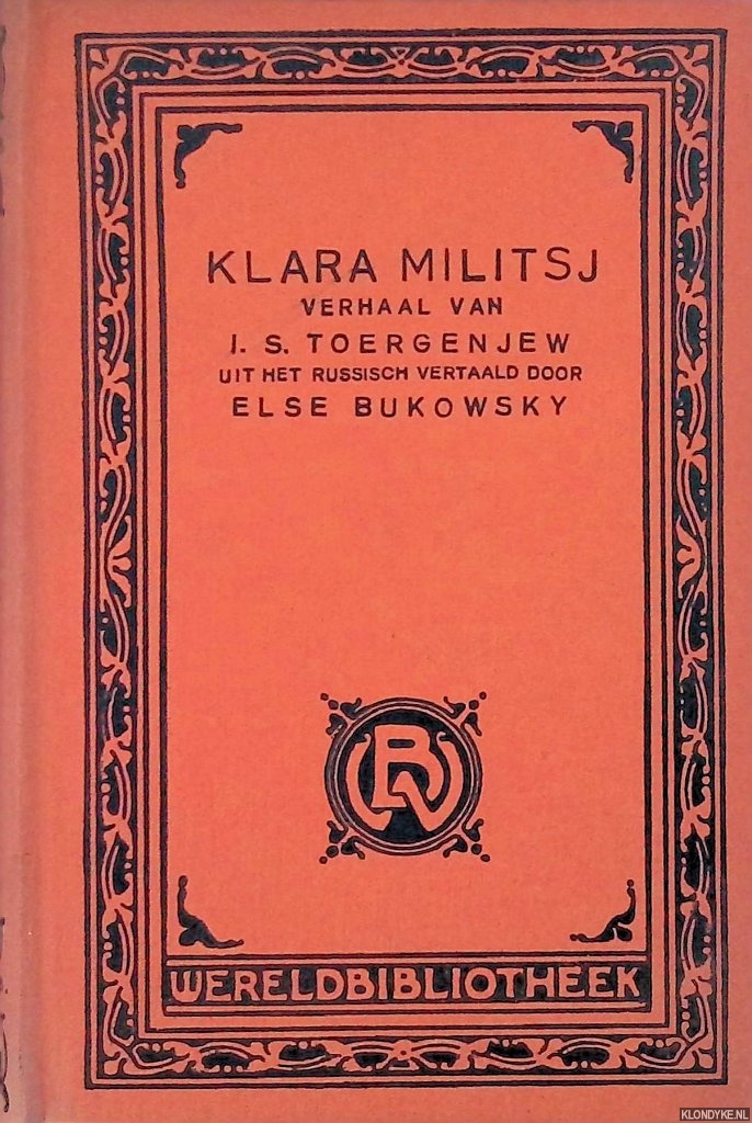 Toergenjew, I.S. - Klara Militsj