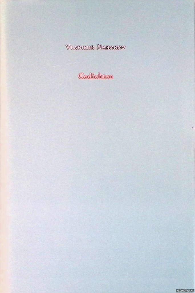 Nabokov, Vladimir - Gedichten
