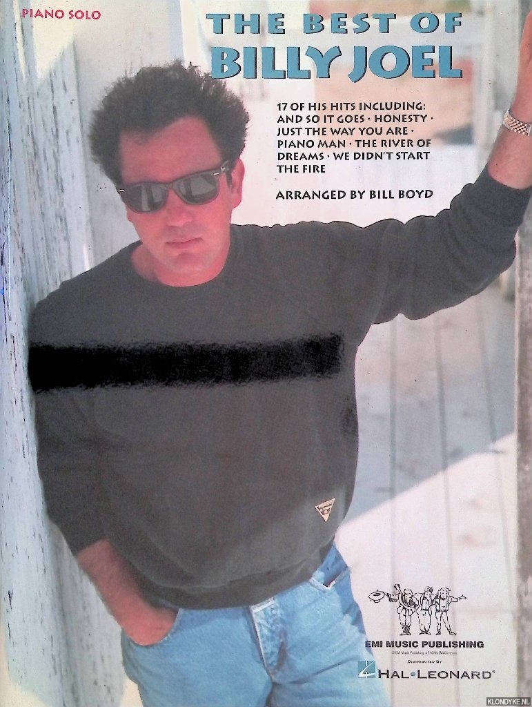 Boyd, Bill (arranged by) - The New Best of Billy Joel. Piano Solo