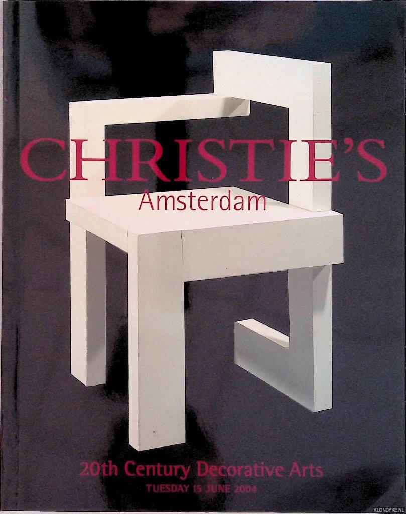 Various - 20th Century Decorative Arts - Tuesday 15 June 2004