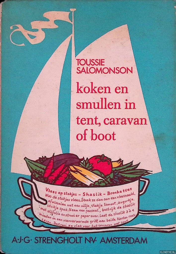 Salomonson, Toussie - Koken en smullen in tent, caravan of boot