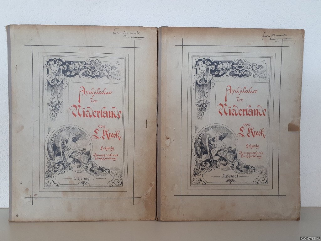 Krook, L. - Architectur der Niederlande (2 volumes)