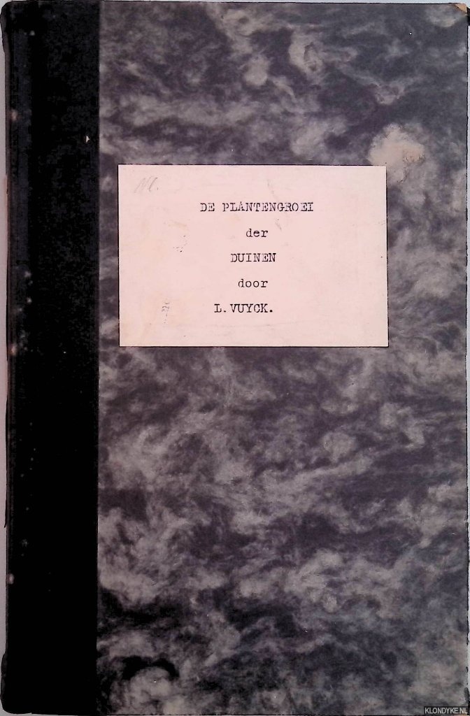 Vuyck, Laurens - De plantengroei der duinen