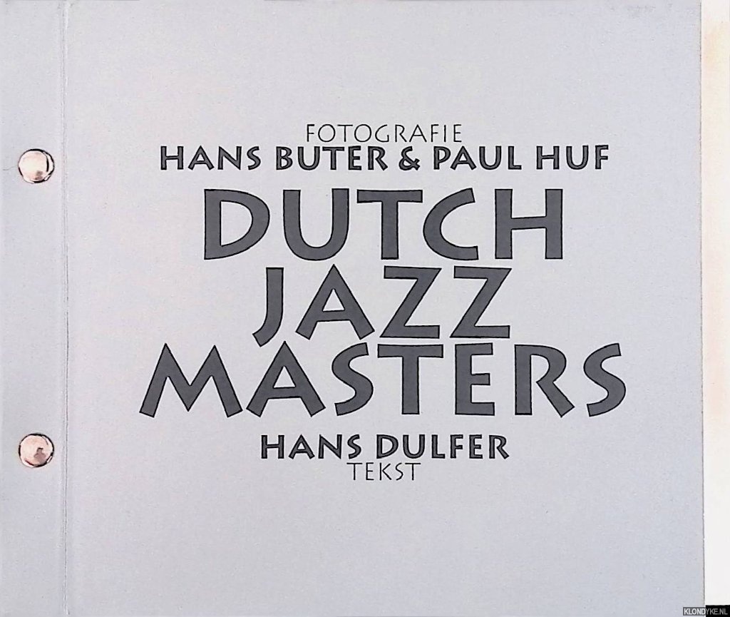 Buter, Hans & Paul Huf & Hans Dulfer - Dutch Jazz Masters