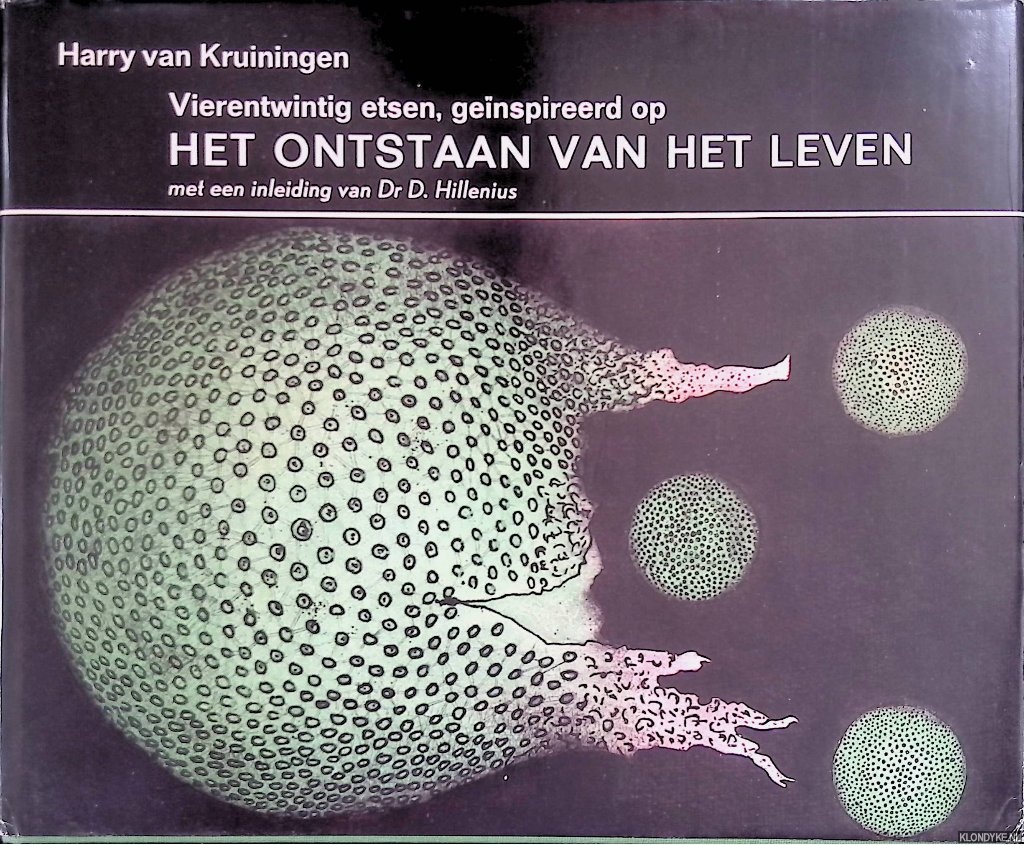 Kruiningen, Harry van & D. Hillenius (inleiding) - Vierentwintig etsen genspireerd op het ontstaan van het leven
