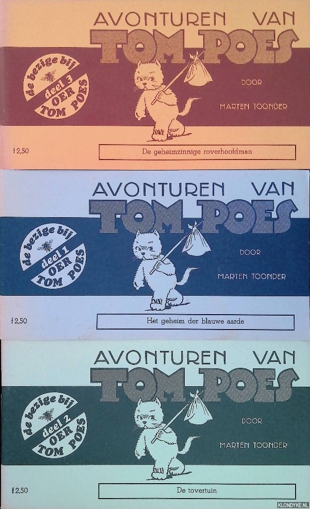 Toonder, Marten - Avonturen van Tom Poes: Oer Tom Poes (3 delen)