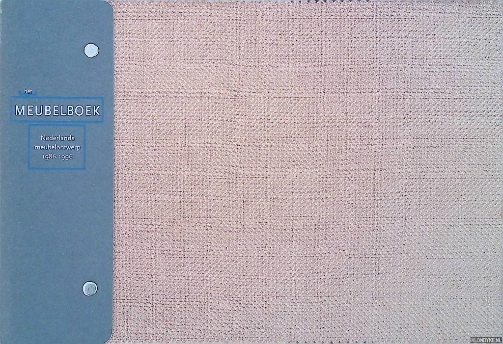 Houtenbrink, Erwin - Het meubelboek: Nederlandse meubels 1986-1996