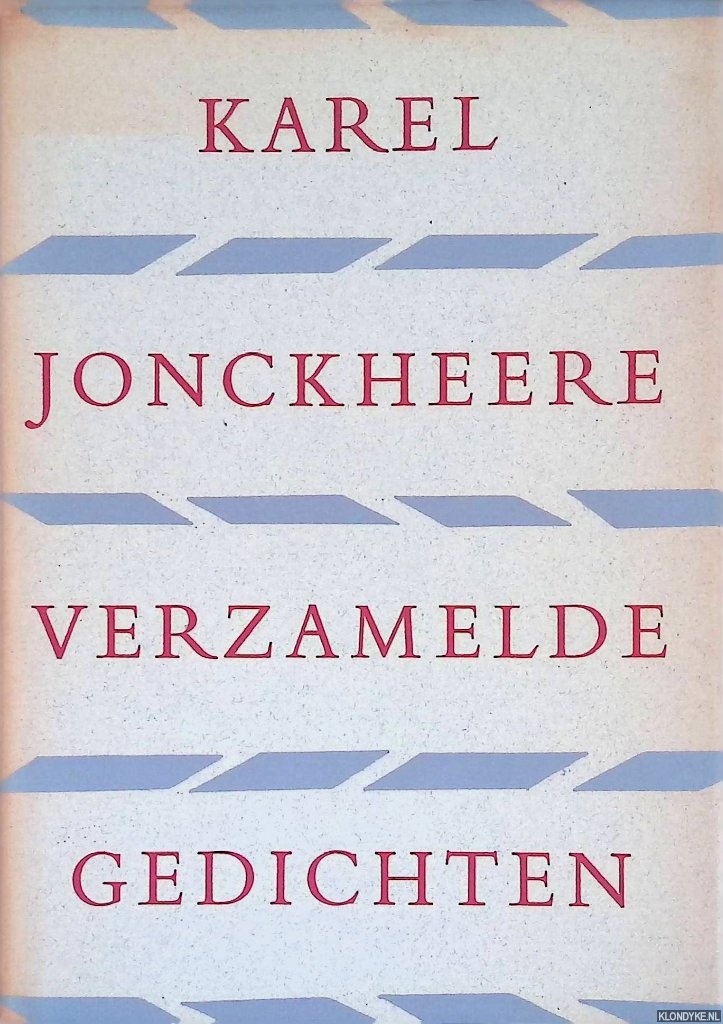 Jonckheere, Karel - Verzamelde gedichten