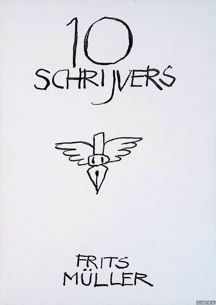 Mller, Frits - 10 schrijvers (10 ansichtkaarten)