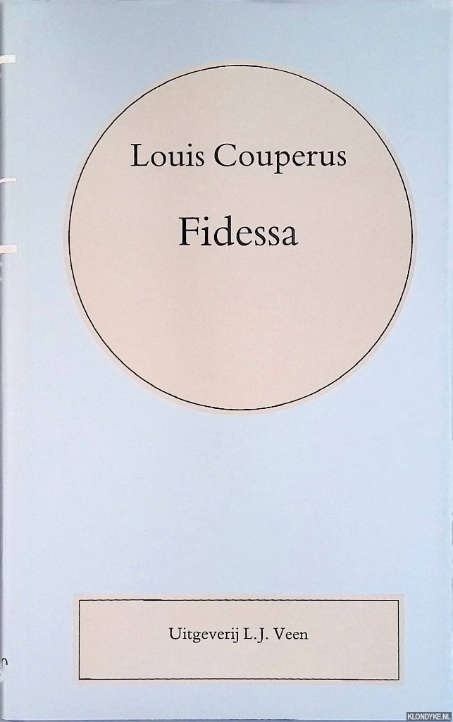 Couperus, Louis - Volledige werken. Deel 15: Fidessa