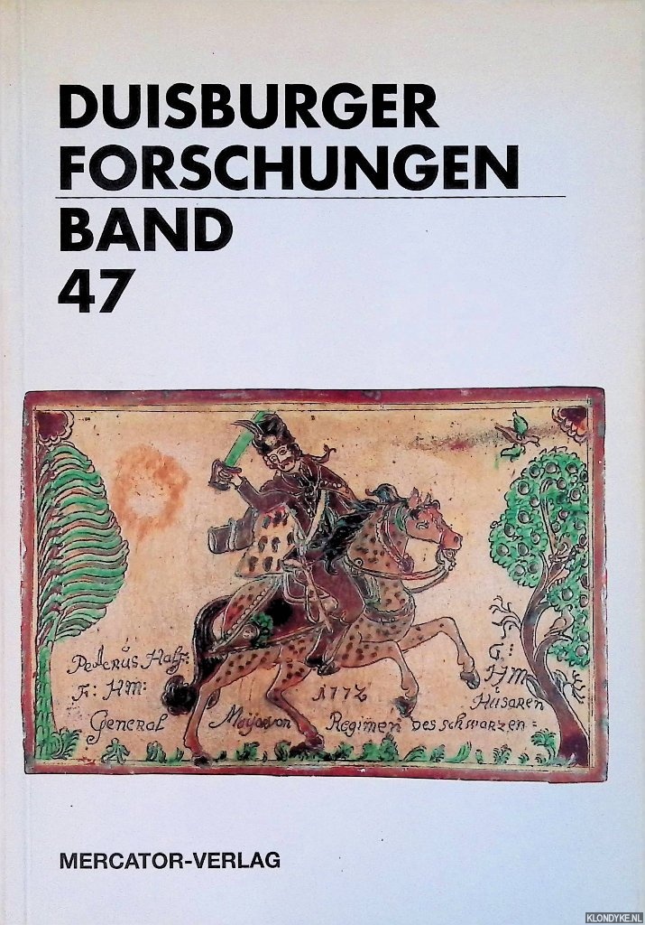 Kraume, Hans Georg - Duisburger Forschungen Band 47. Schriftenreihe fr Geschichte und Heimatkunde Duisburgs