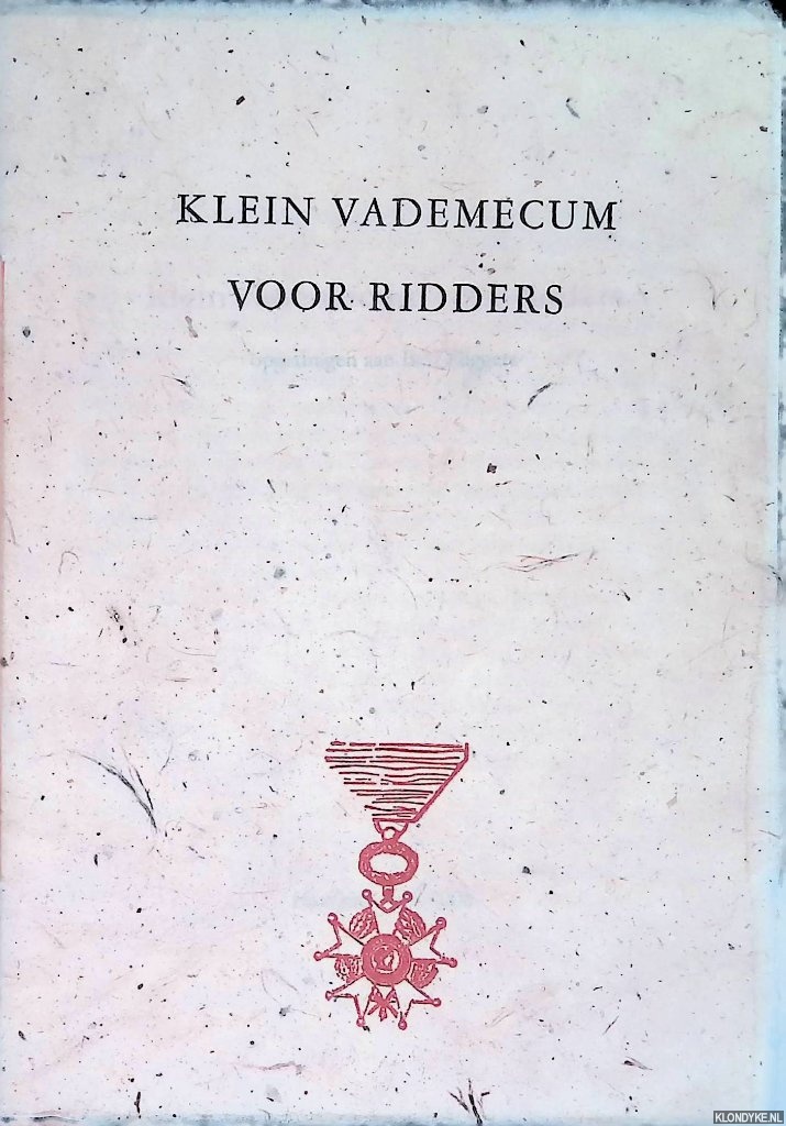 Maas, Nop - Klein vademecum voor ridders