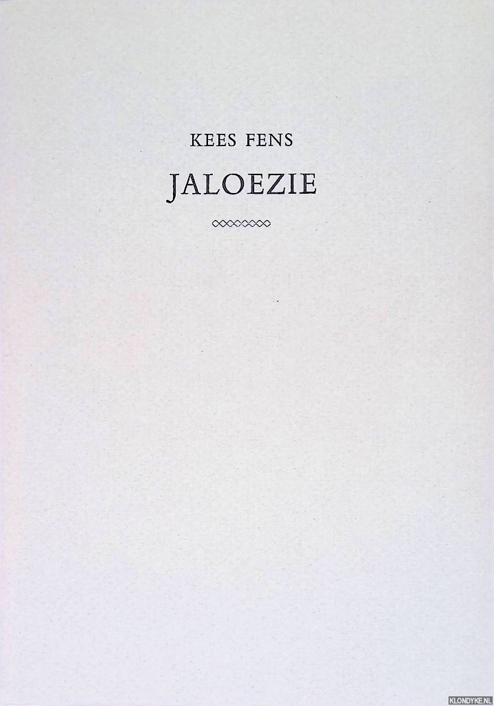 Fens, Kees - Jaloezie