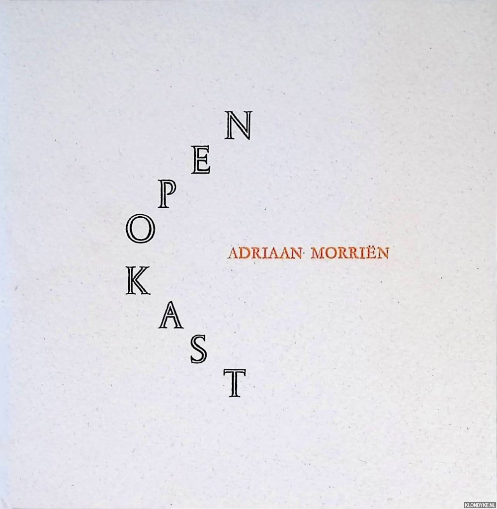 Morrin, Adriaan - Open kadt
