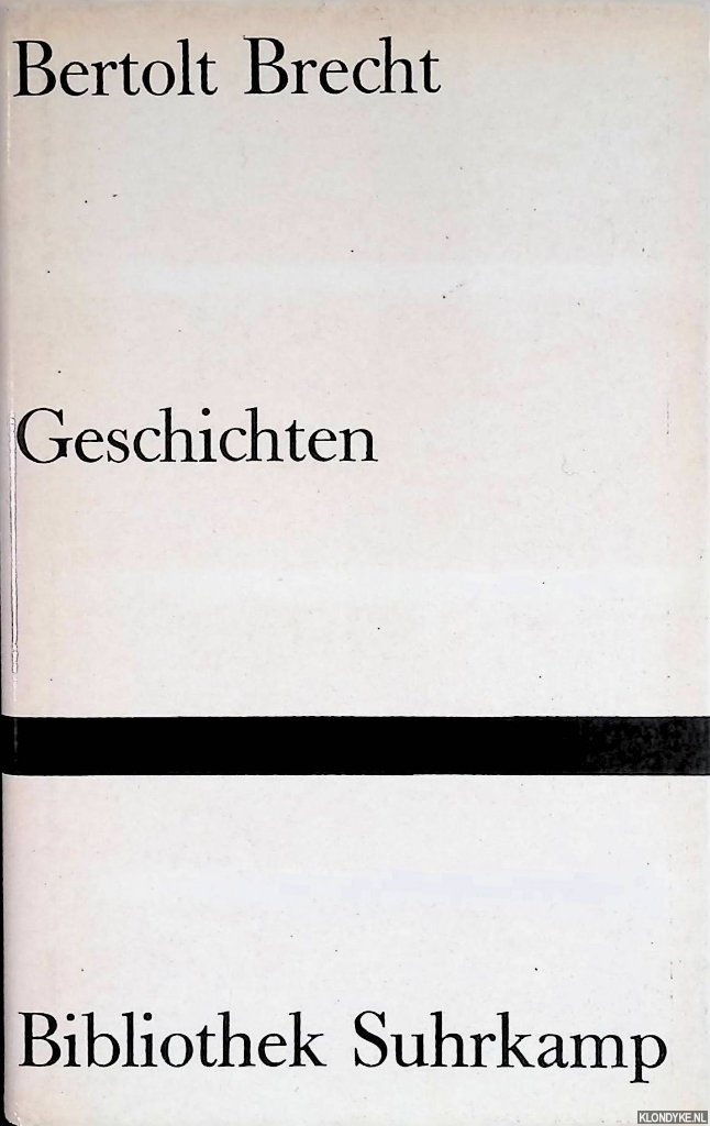 Brecht, Bertolt - Geschichten