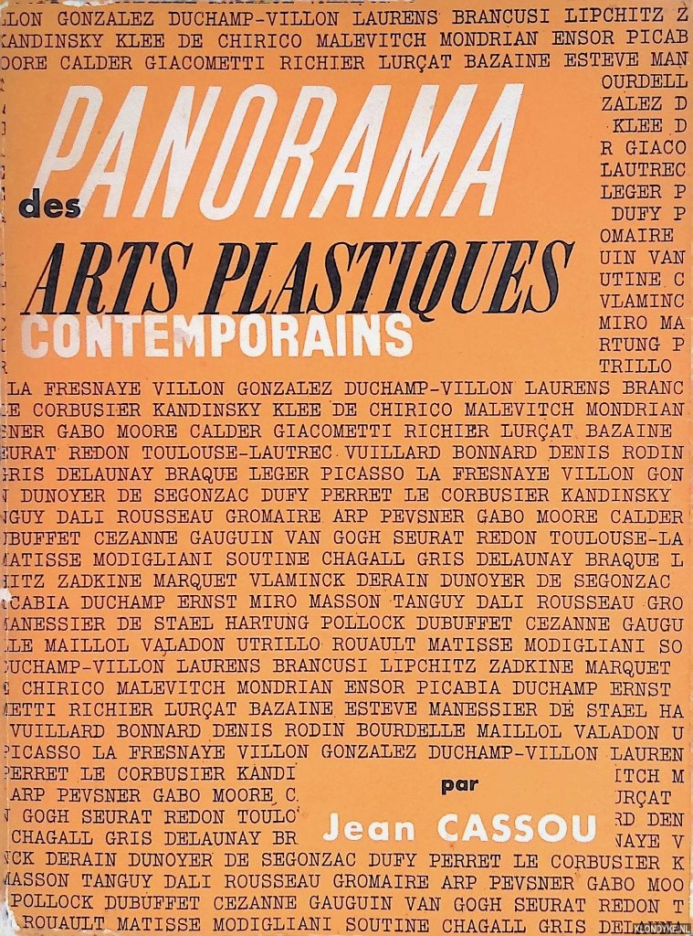 Cassou, Jean - Panorama des arts plastiques contemporains