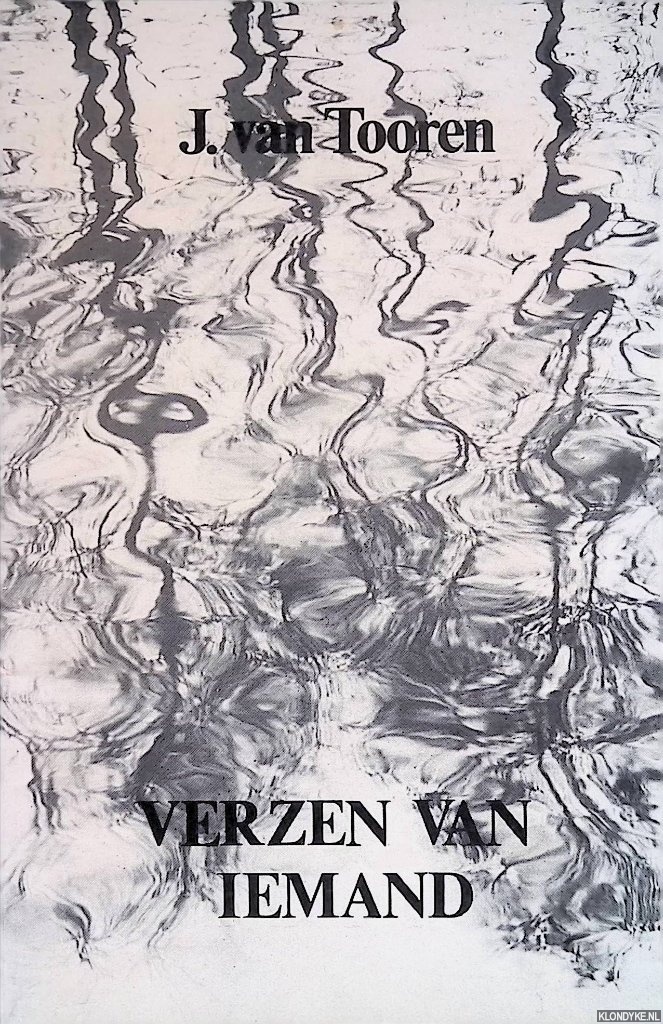 Tooren, J. van - Verzen van iemand