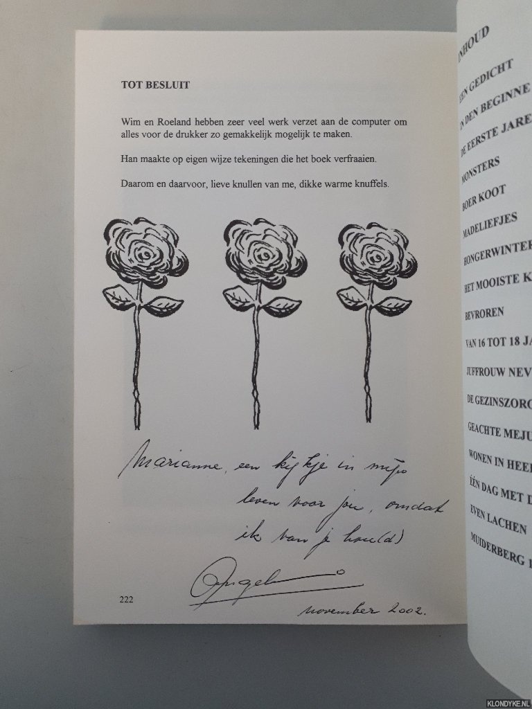 Voorn, Angela - Brieven in mijn tas *GESIGNEERD*