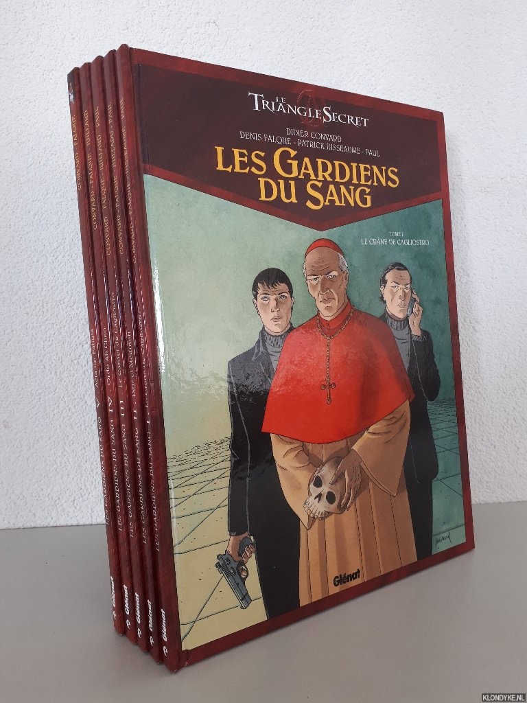 Convard, Didier - Le Triangle secret - Les gardiens du sang (5 volumes)