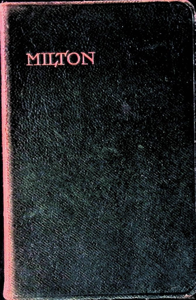 Milton, John - The Poetical Works of John Milton