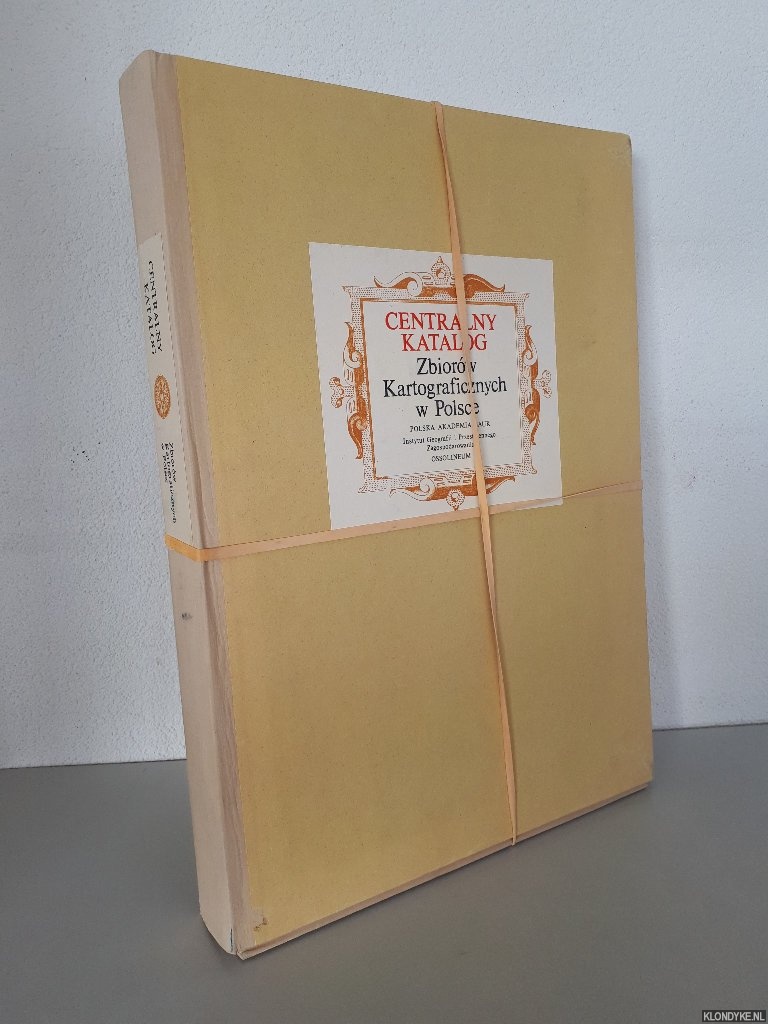 Packo, Teresa & Wojciech Trzebinski - Centralny Katalog Zbiorw Kartograficznych w Polsce. Zeszyt 5: Wielkoarkuszowe mapy topograficzne ziem polskich 1576-1870 (2 volumes)