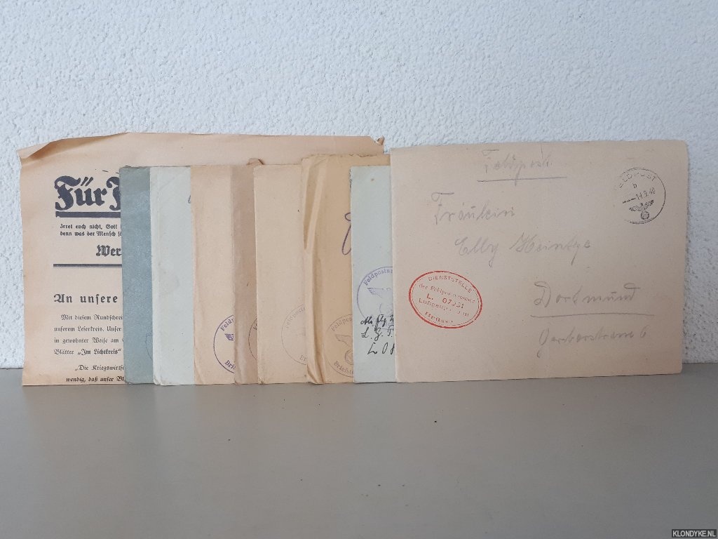 Legschneider, Soldat Willy - 9x Feldpost to Elly Heinze