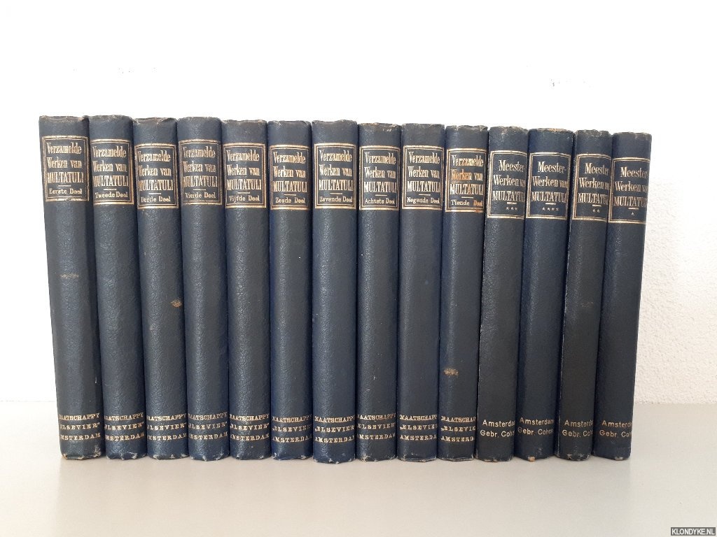 Multatuli - Verzamelde werken van Multatuli (10 delen)