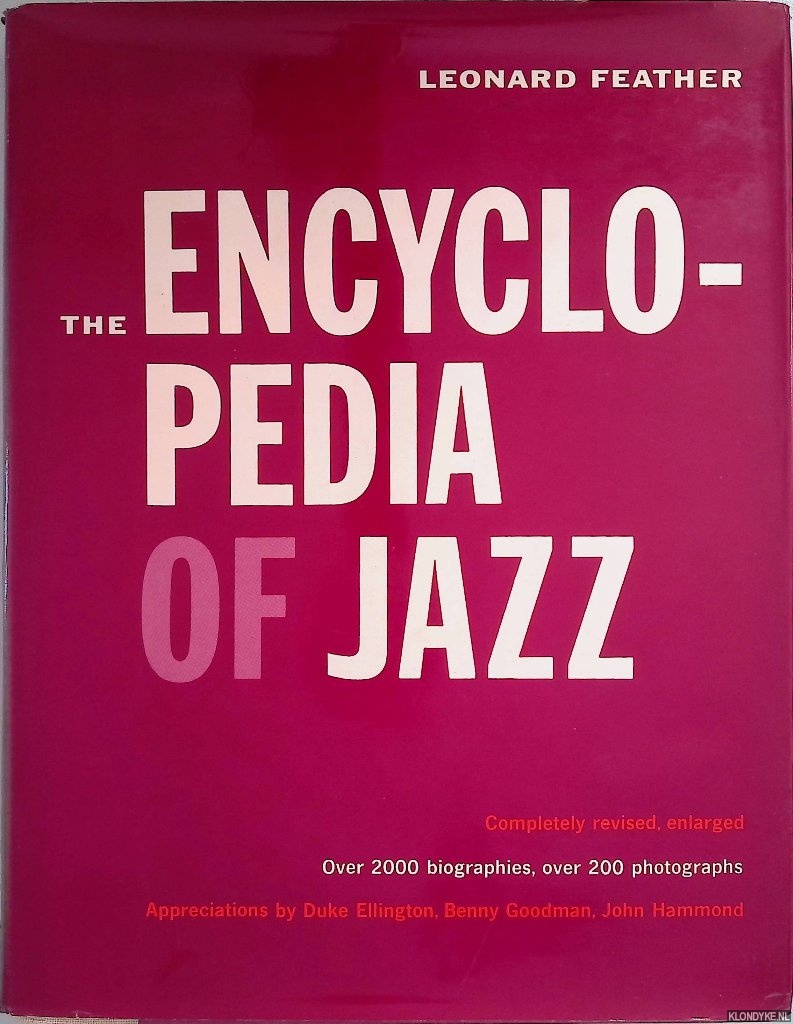 Feather, Leonard - The Encyclopedia of Jazz