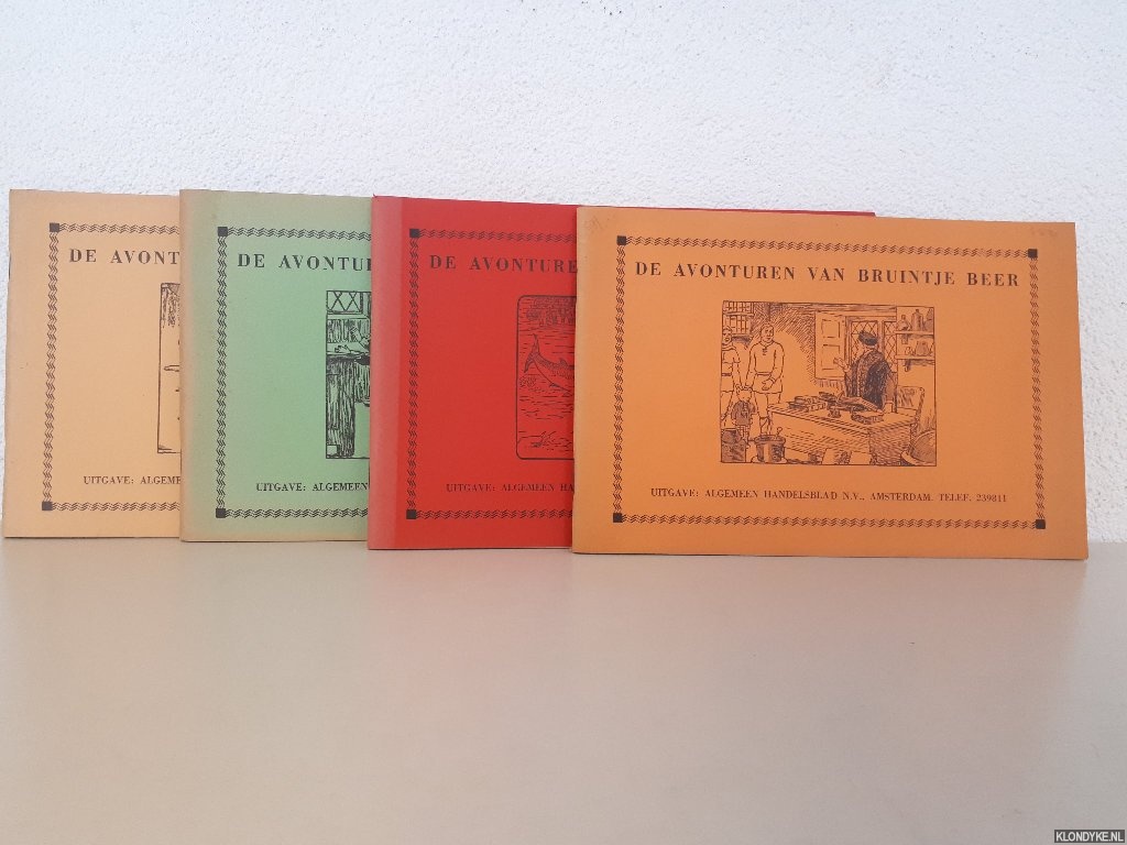 Diverse auteurs - De avonturen van Bruintje Beer (4 delen)