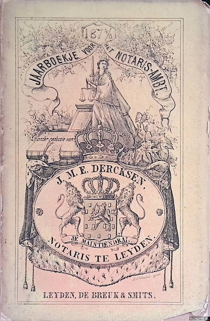 Dercksen, J.M.E. - Jaarboekje voor het Notaris-Ambt 1874/5