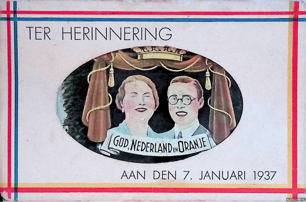 Diverse auteurs - Ter herinnering aan den 7. januari 1937