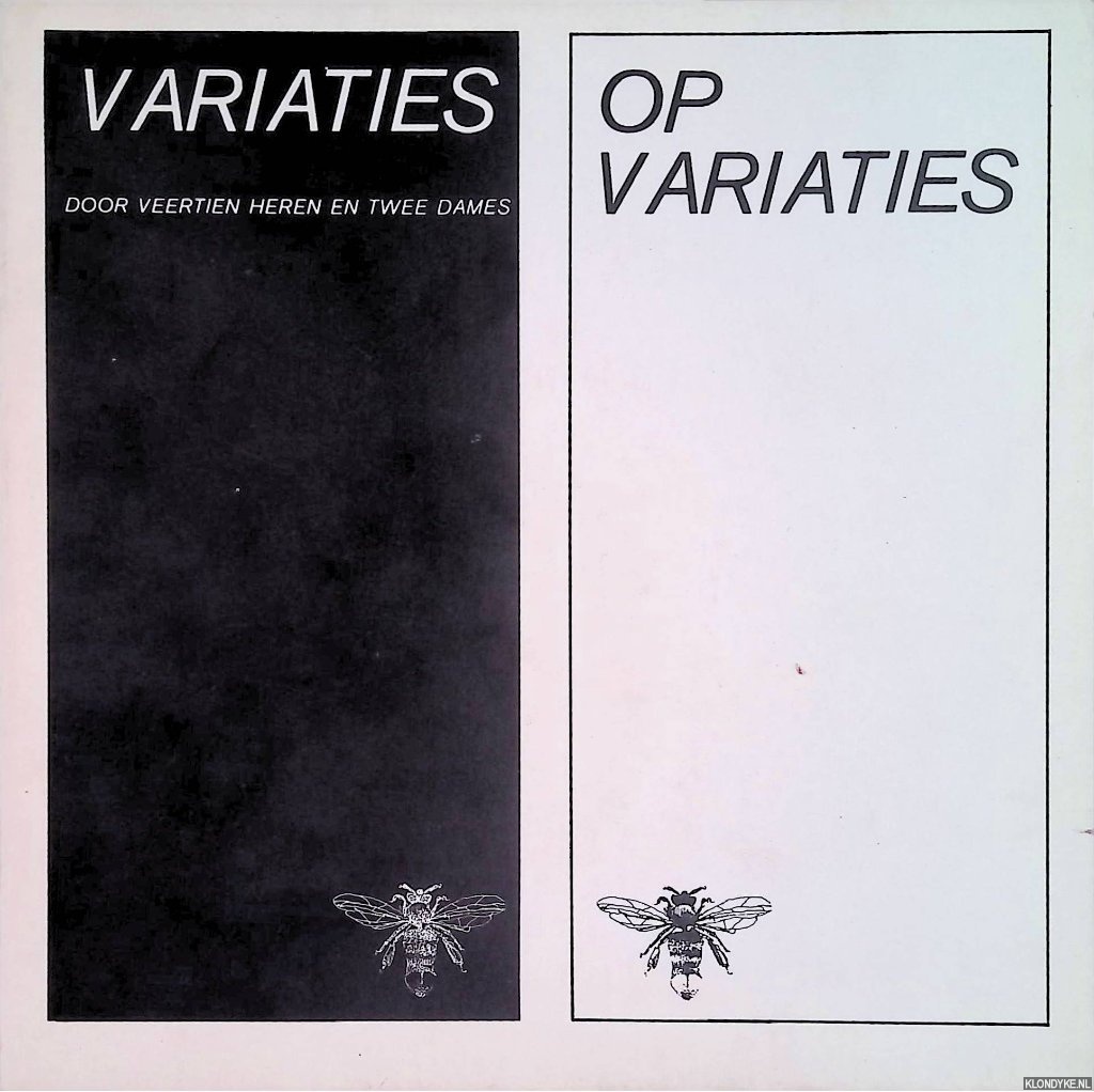 Galen, Loes van & Loes van der Horst & Rik van Bentum & Willem & Peter van Straaten - en anderen - Variaties op variaties.. door veertien heren en twee dames