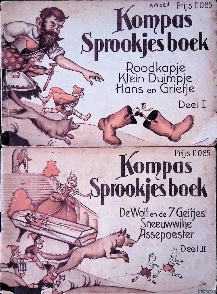Diverse auteurs - Kompas Sprookjesboek (2 delen)