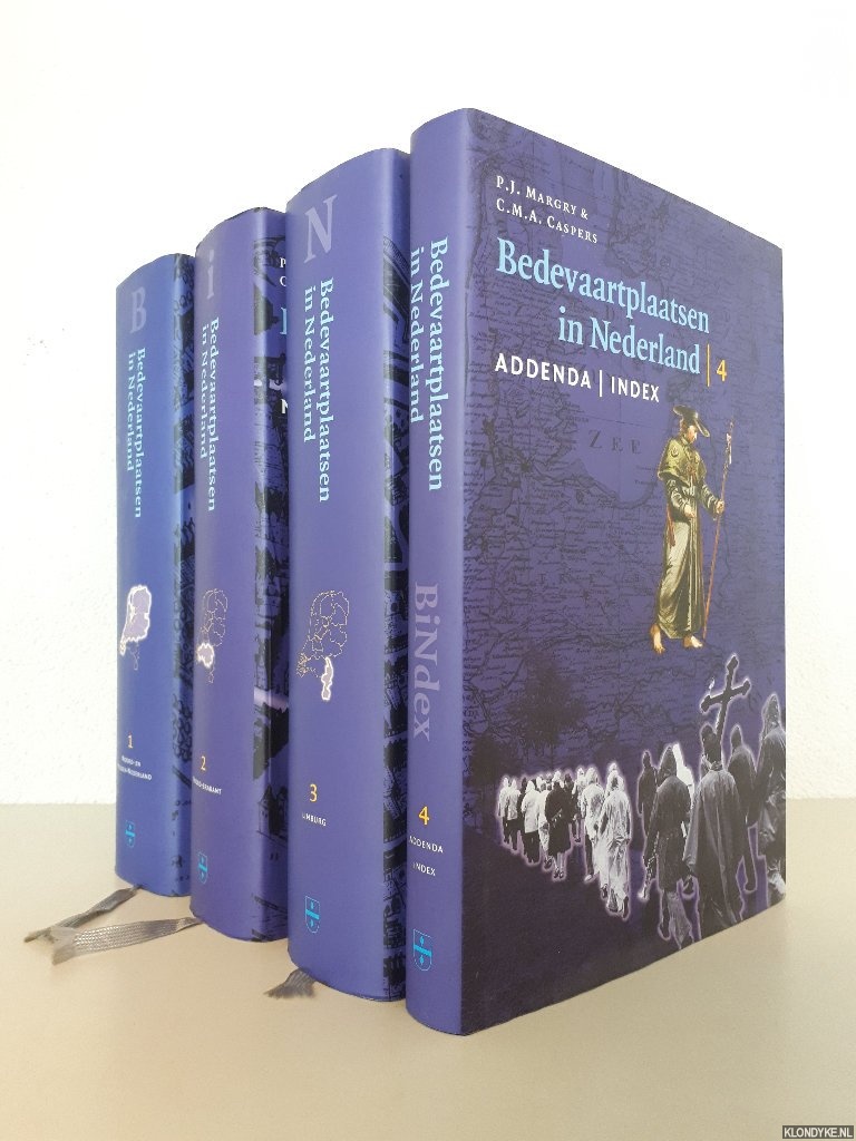 Margry, Peter Jan & Charles Caspers - Bedevaartplaatsen in Nederland (3 delen + index)