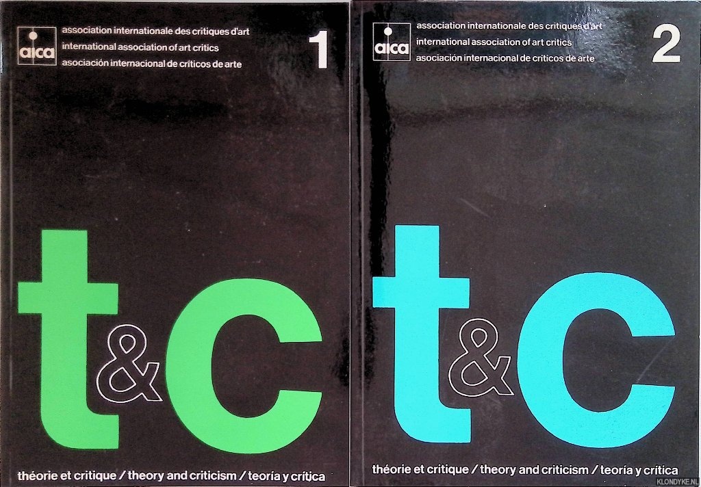 Glusberg, Jorge - Theorie et Critique / Theory and Criticism / Teoria y Critica (2 volumes)