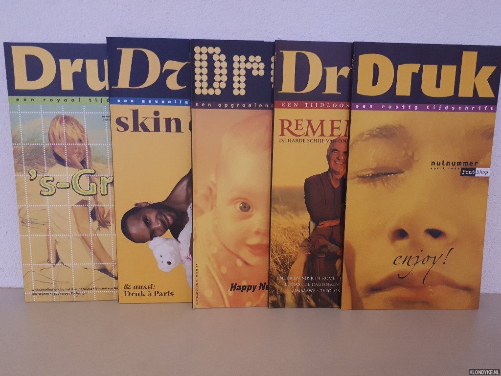 Reichel, Hans & Lucas de Groot - en anderen - Druk: een rustig tijdschrift (5 afleveringen)