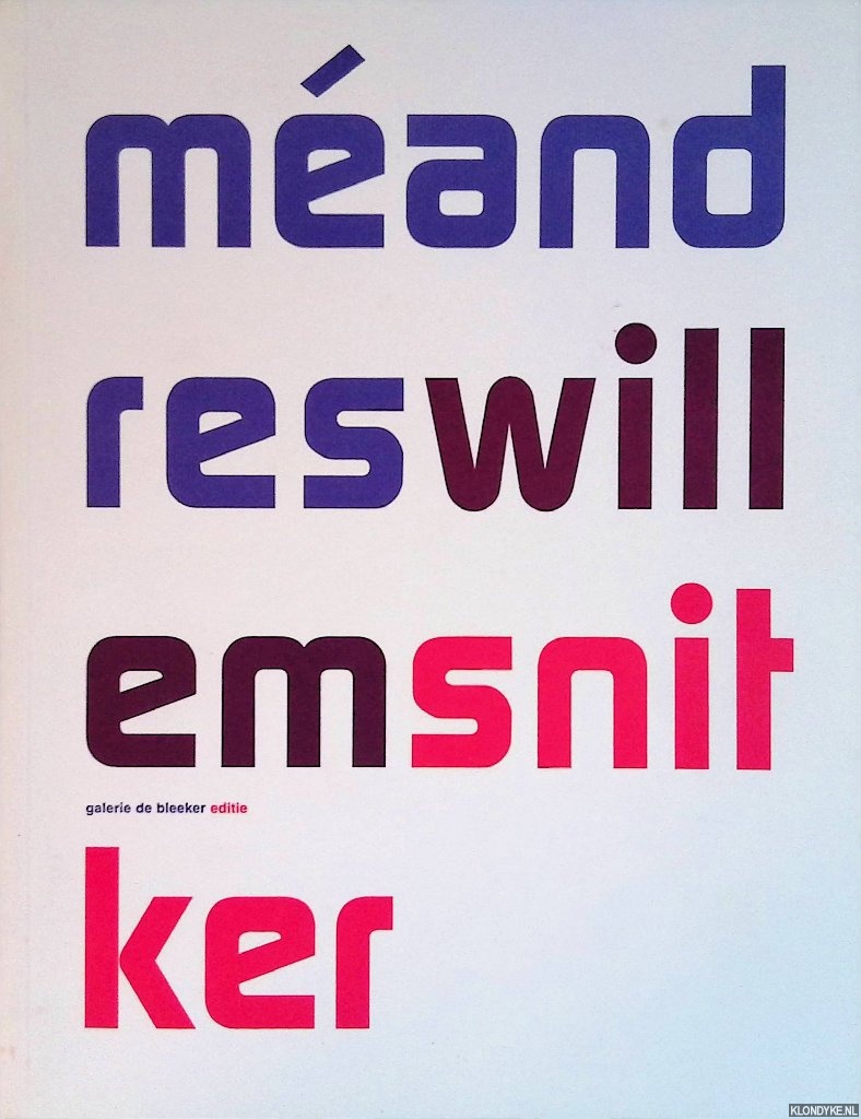 Snitker, willem - Mandres *SIGNED*