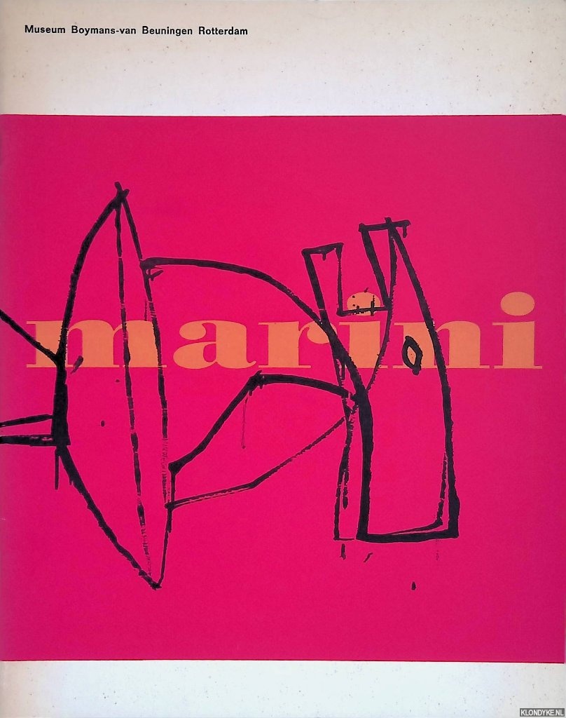 Carrieri, Raffaele - Marino Marini als schilder