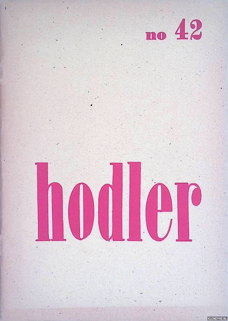 Sandberg, W. (design) - Stedelijk Museum Amsterdam: Ferdinand Hodler