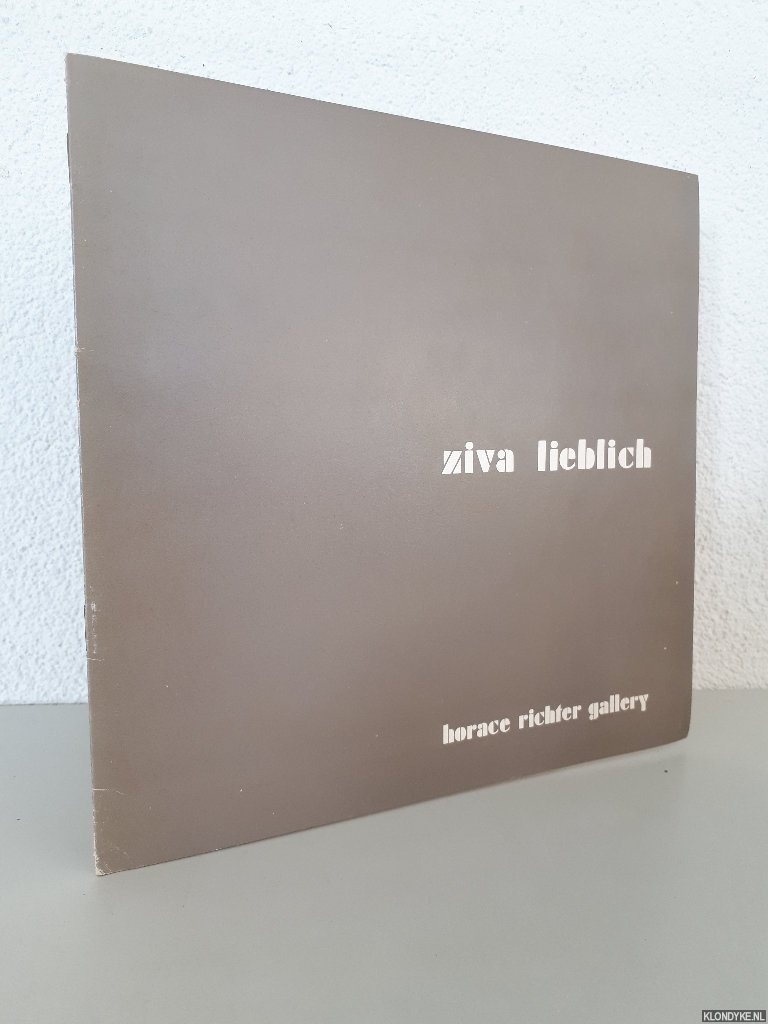 LeVitt, Dorrit & Yona Fischer & Ilan Tamir - Ziva Lieblich: works 1979-1980 *with SIGNED letter*